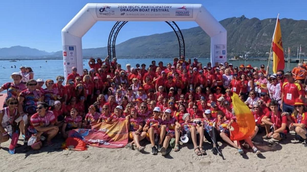 España hace historia en Aix-les-Bains con Las Dragonas de Sevilla entre las mejores del Dragon Boat
