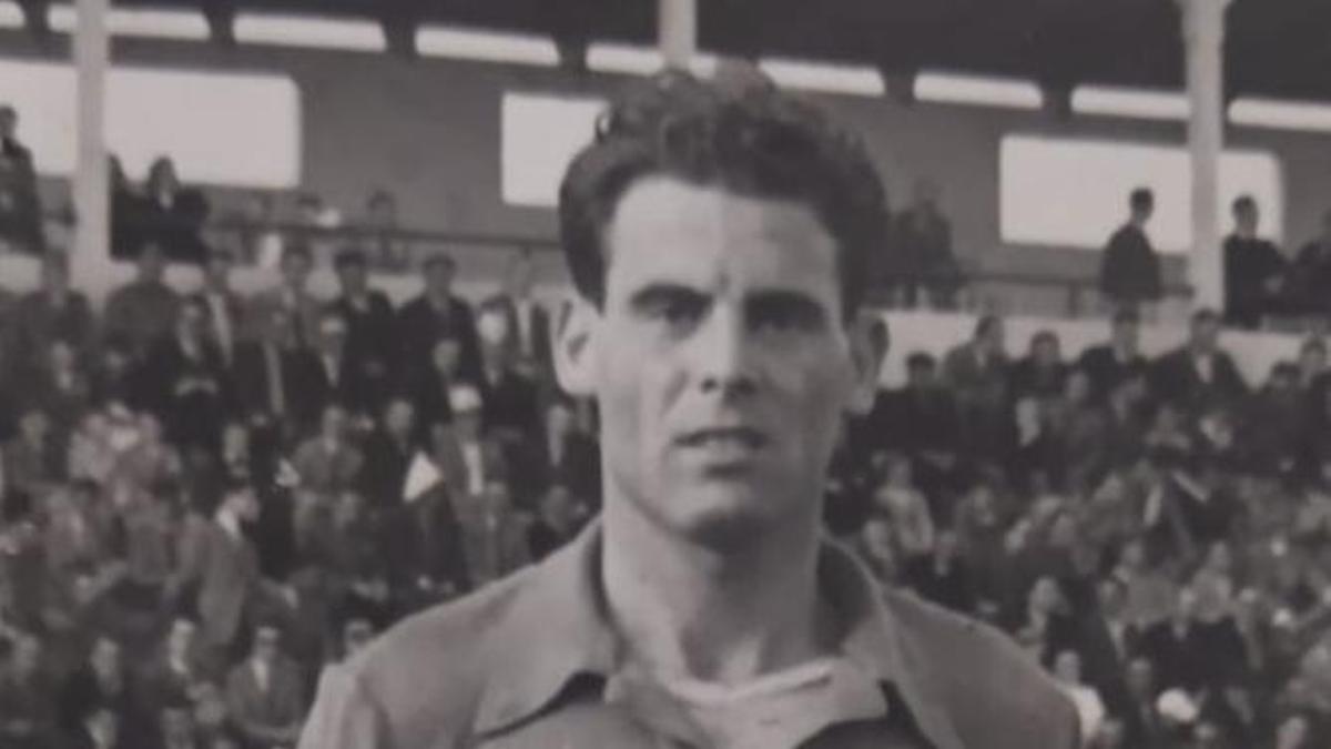 Antonio Salom, durante su etapa como jugador del Real Mallorca.