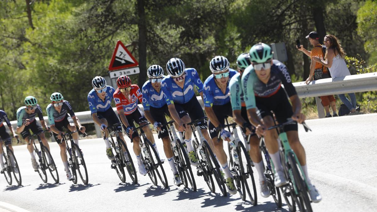 Imagen de la etapa 9 de la Vuelta a España