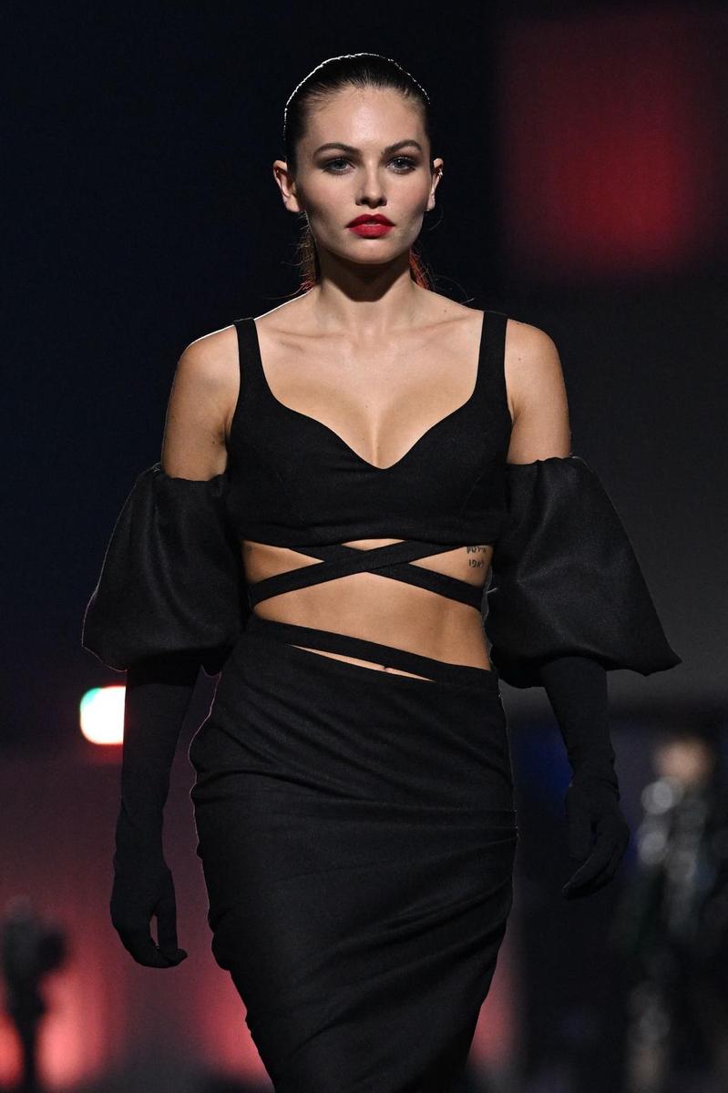 Thylane Blondeau, en la Qatar Fashion Week de 2022