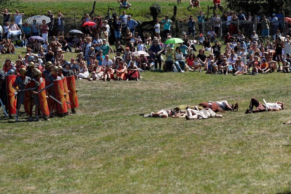 Batalla en la fiesta Astur romana en Carabanzo