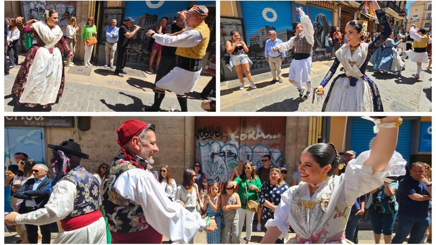 Carmen Martín y la corte reaparecen en la &quot;dansà&quot; solidaria de Doctor Collado