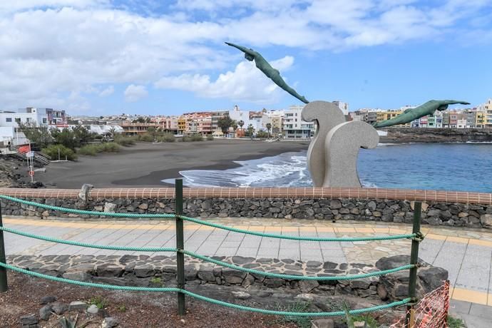 25-03-20 GRAN CANARIA. TELDE. TELDE. Recorrido por la ciudad de Telde para vera su desolación.   Fotos: Juan Castro.  | 25/03/2020 | Fotógrafo: Juan Carlos Castro