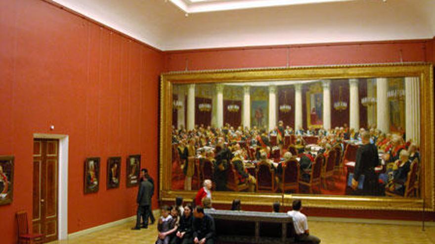 interior del Museo Ruso de San Petersburgo.