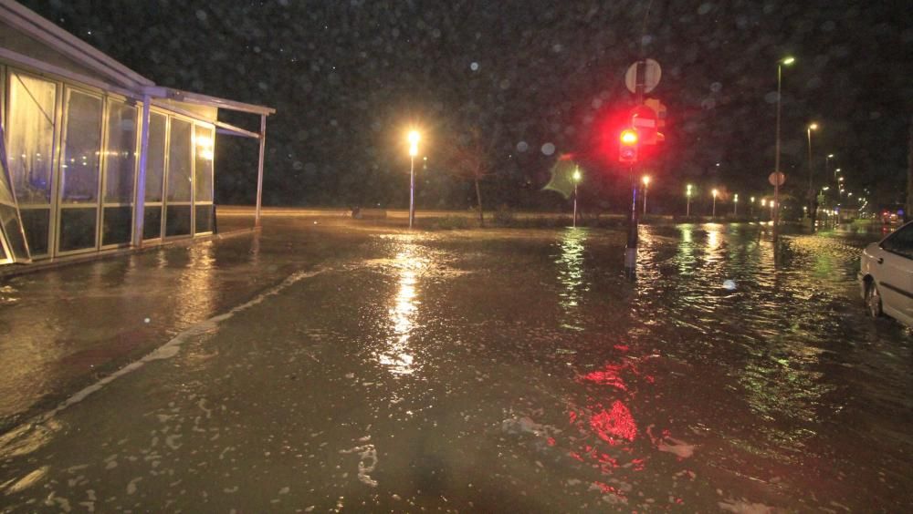 Efectes del temporal a Blanes