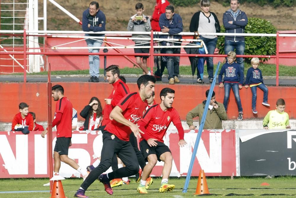 Entrenamiento del Sporting