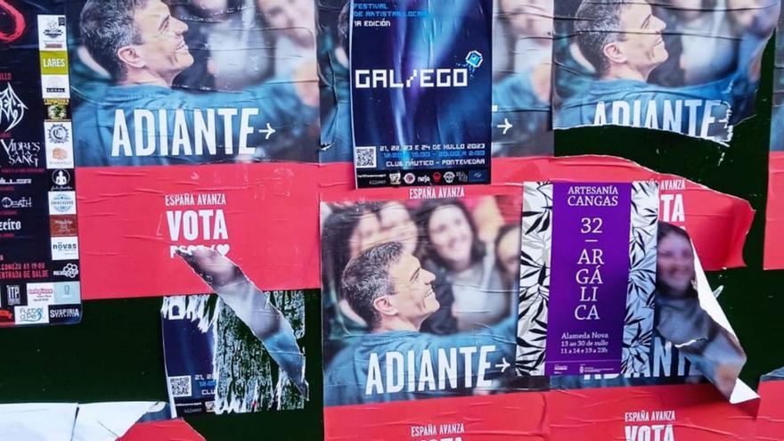 Denuncian ante la Junta de Zona el tapado de carteles electorales
