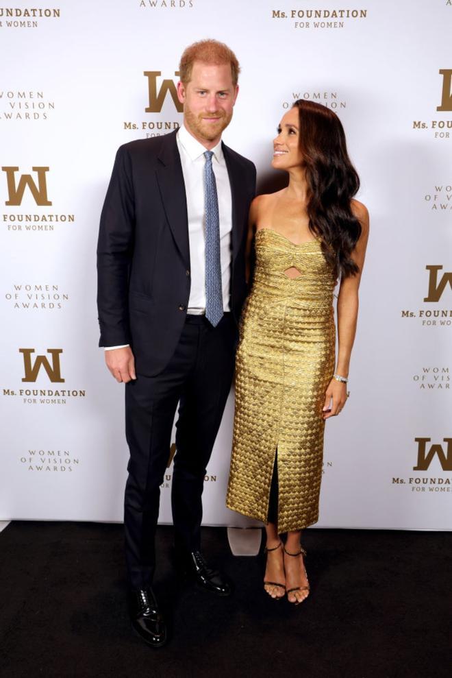 Meghan Markle y el príncipe Harry en la gala Ms. Foundation For Women