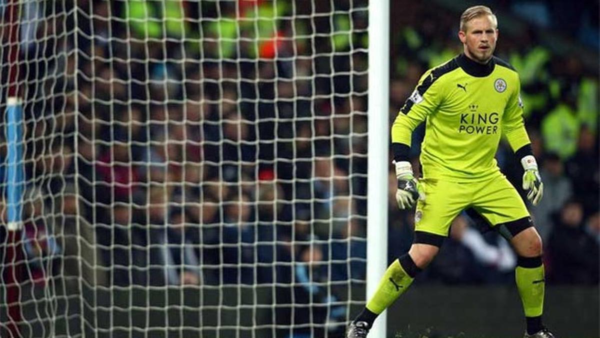 Kasper Schmeichel, portero del Leicester de la Premier League