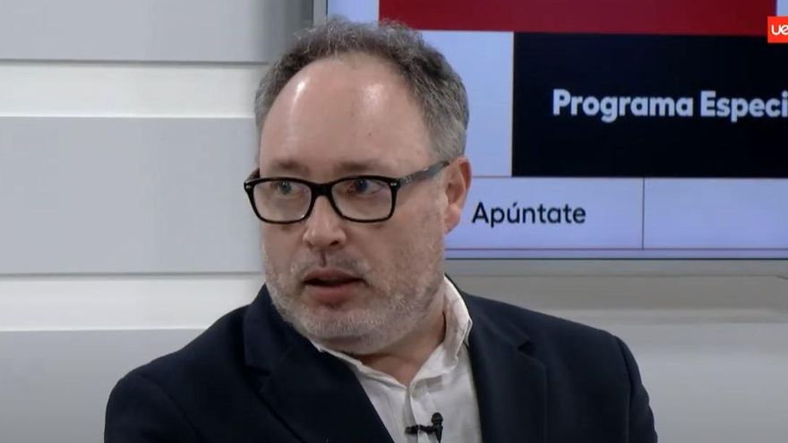 Joan Cañete en la presentación del curso Periodismo 360º
