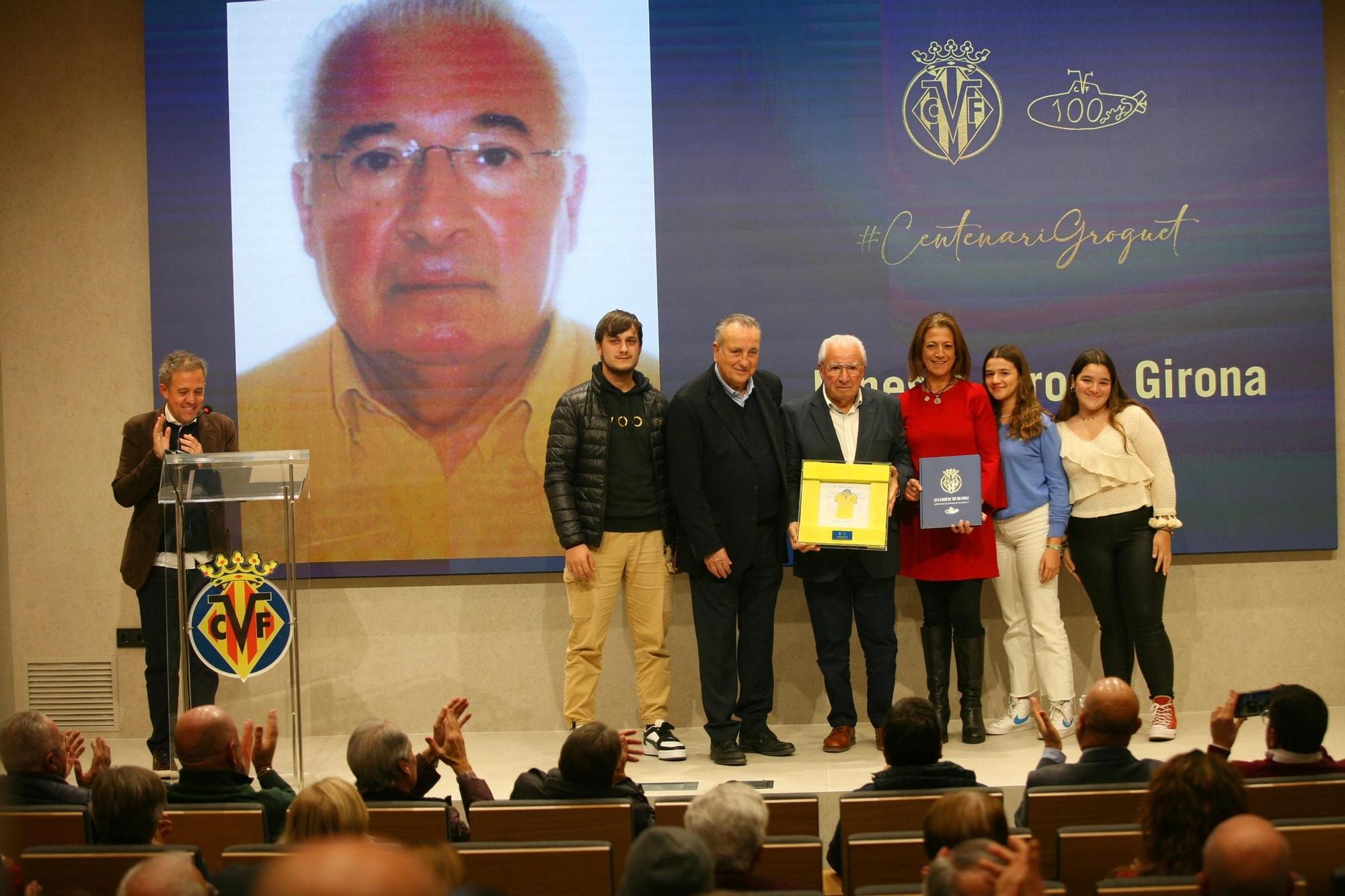 El homenaje a sus presidentes culmina los actos por el centenario del Villarreal