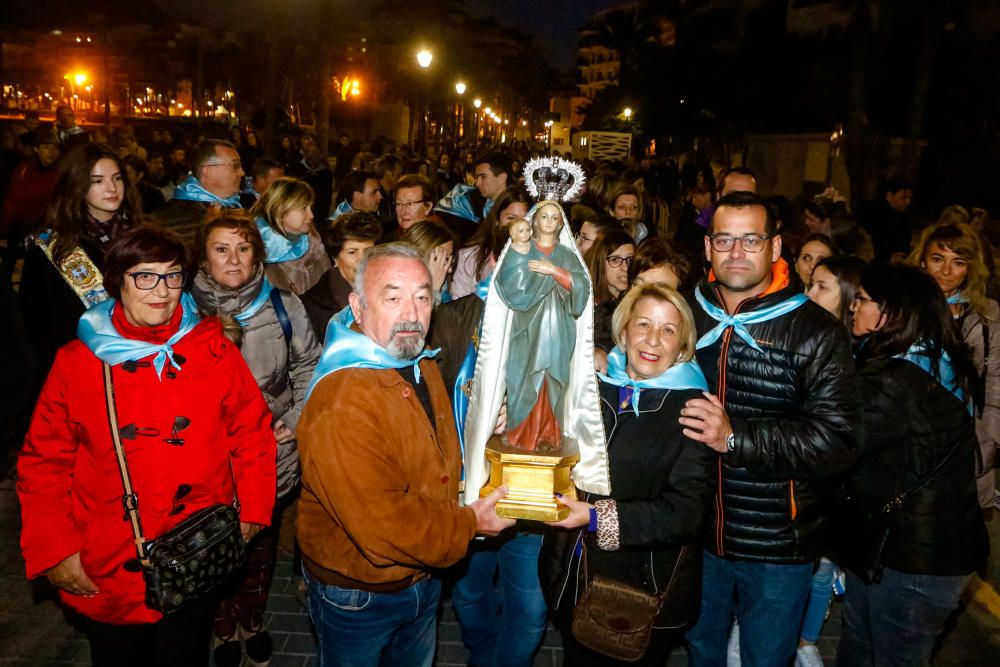 Benidorm celebra la procesión de El Alba de la Virgen del Sufragio