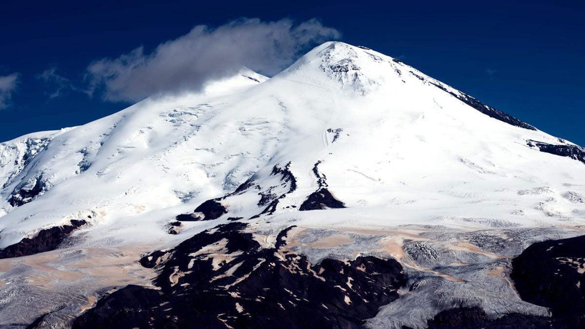 El monte Elbrús, en Rusia.