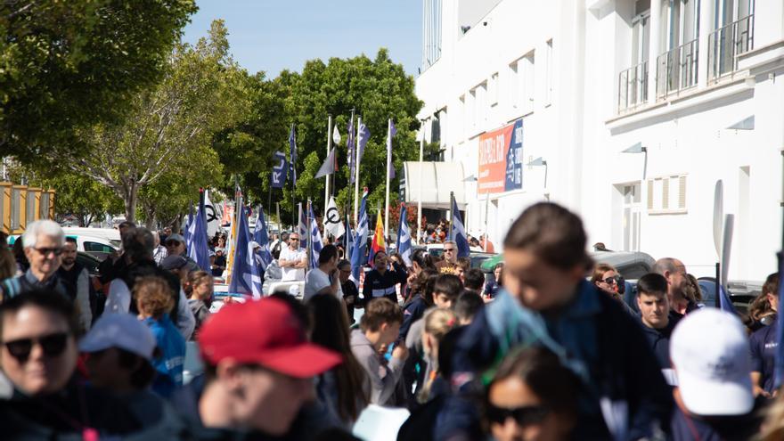 FOTOS: Manifestación para salvar al Real Club Náutico de Palma