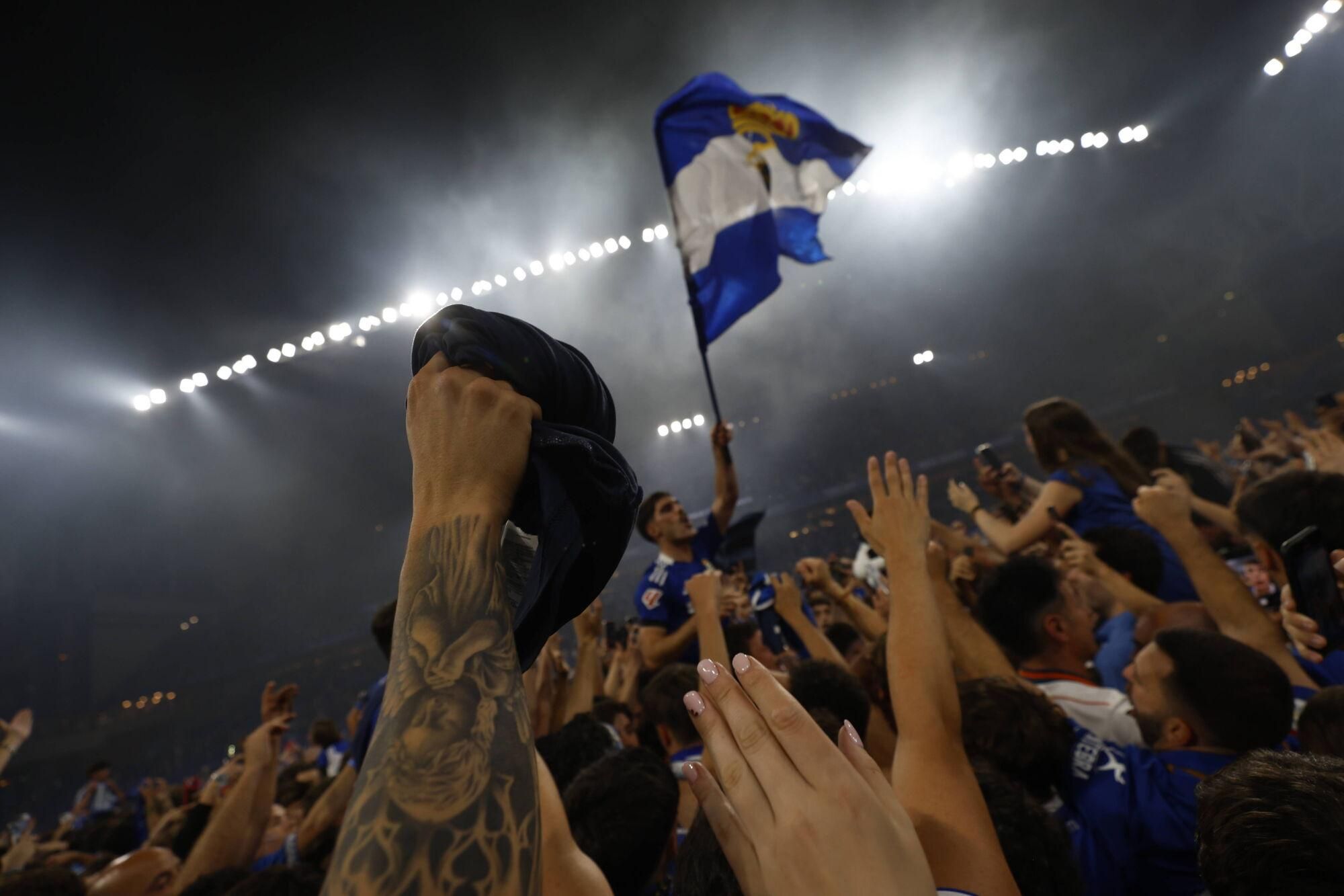 Así se vivió en el Carlos Tartiere la final del play-off entre el Real Oviedo y el Mirandés