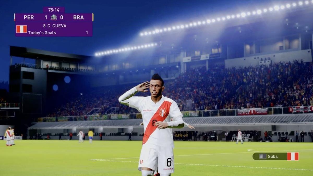 Perú y Brasil se enfrentaron en PES 2020