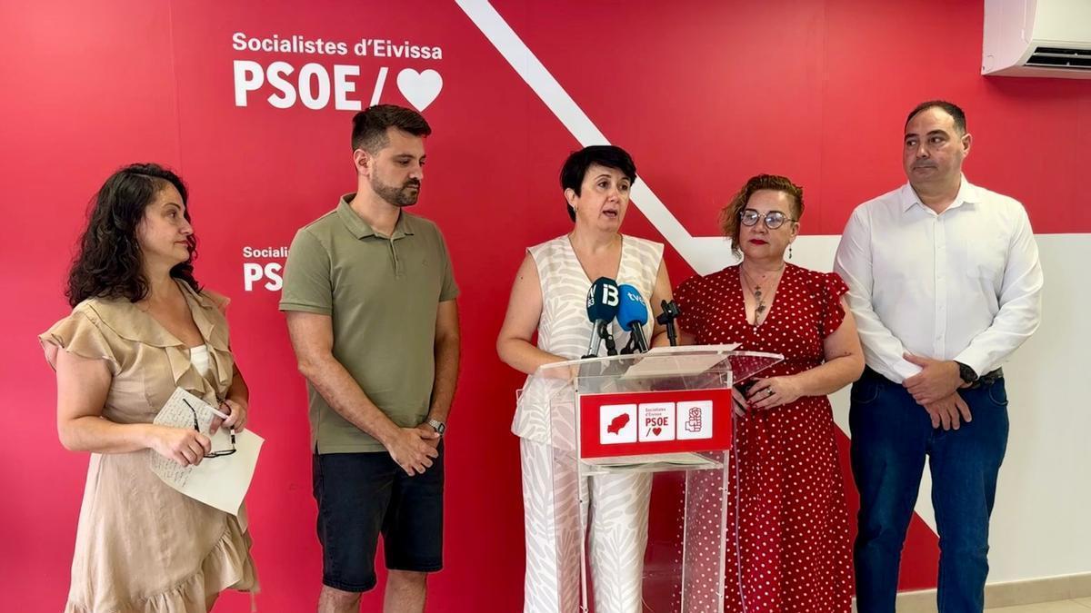 Rueda de prensa del PSOE.