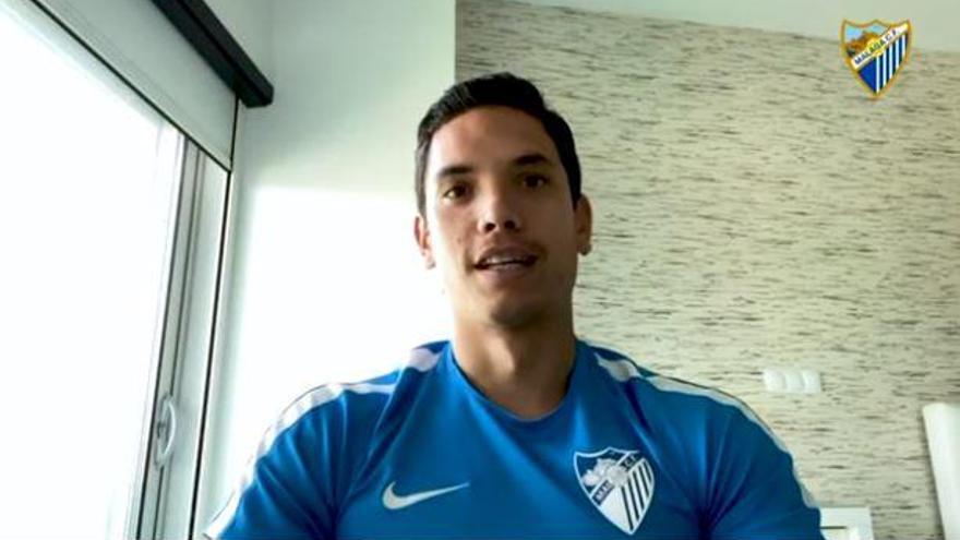 Renato Santos, jugador del Málaga CF