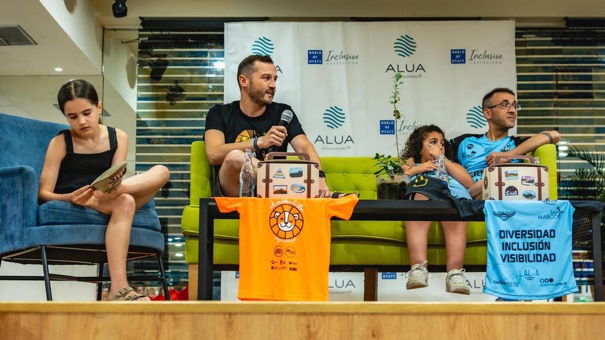 Toño Diz y su hija Mía participaron en un evento divulgativo en La Orotava.