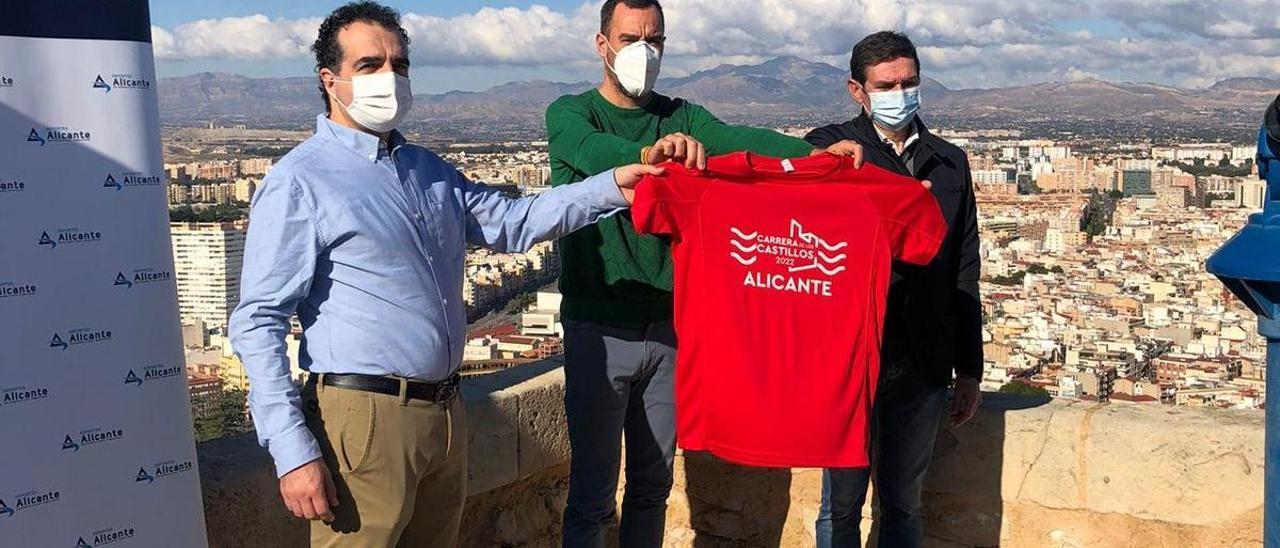 Imagen de la presentación de la prueba en el Castillo de Santa Bárbara