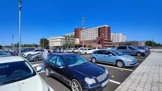 El nuevo parking del hospital Universitario no se abrirá al 100% hasta final de mayo
