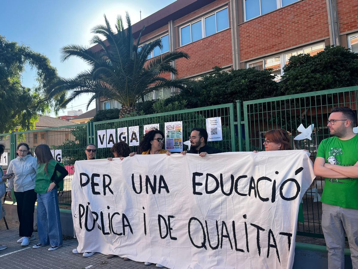 Arranca la huelga educativa en Morvedre