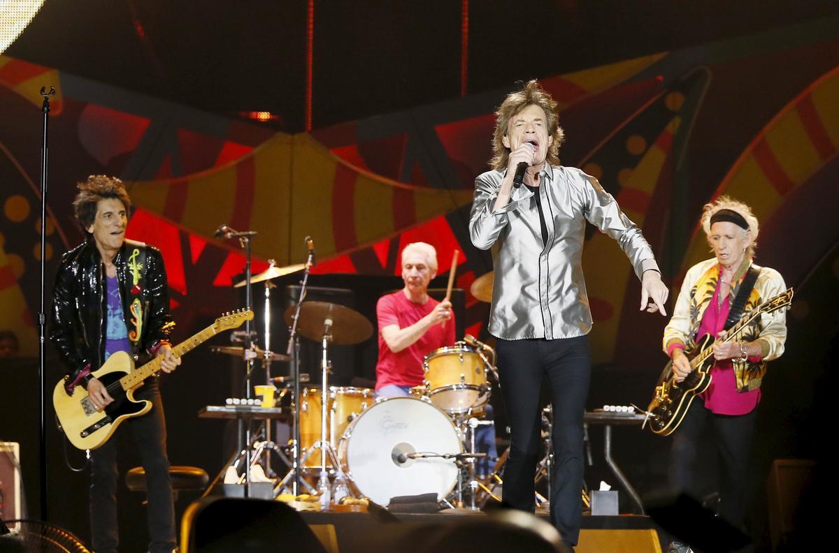 Los Rolling Stones, durante el concierto en Cuba de 2016.