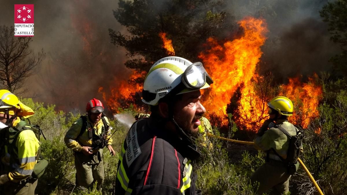 Incendio en la Serra Calderona