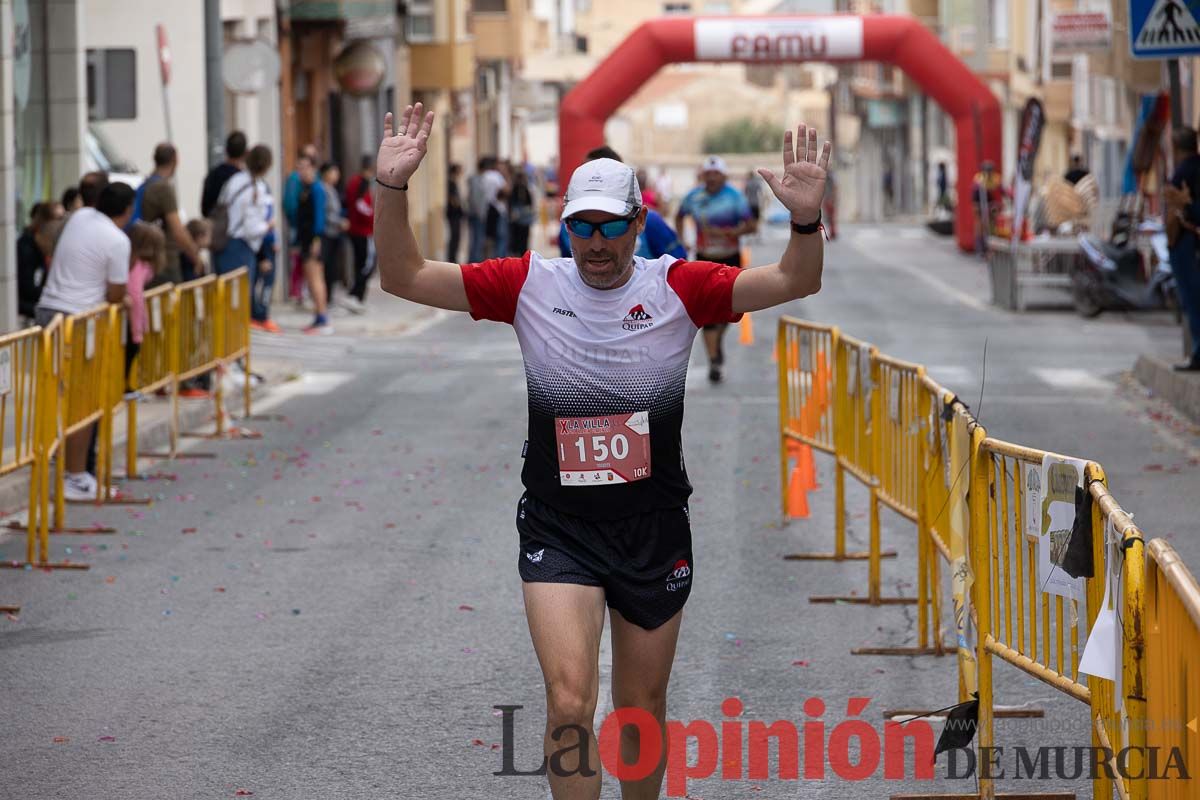 Carrera Popular Urbana y de la Mujer de Moratalla ‘La Villa, premio Marín Giménez (línea de meta)