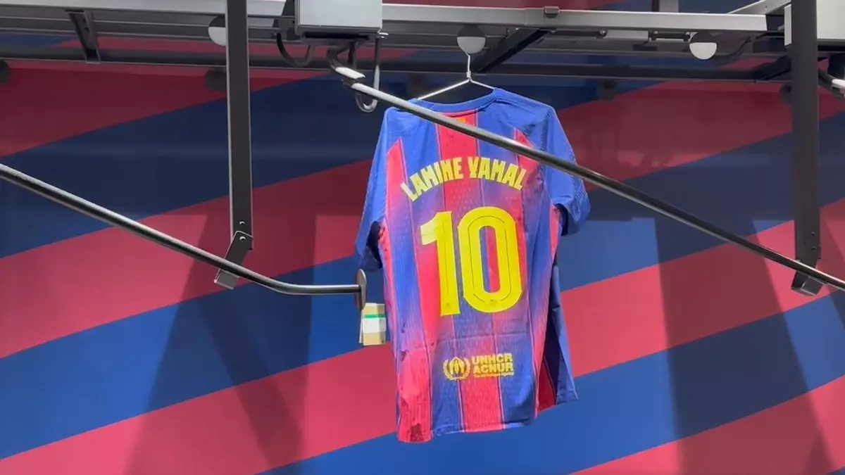 El 10 de Lamine Yamal