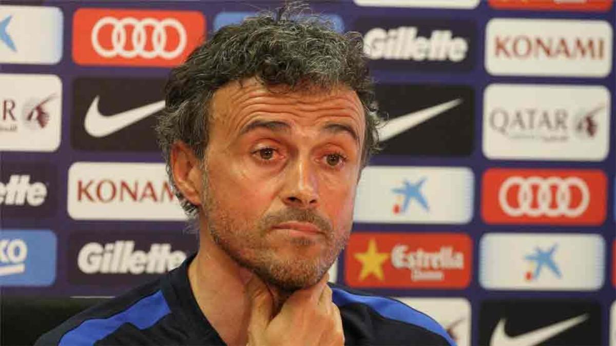 Luis Enrique pidió el apoyo de la afición culé