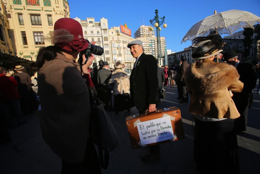 Protesta de Teruel Existe en València