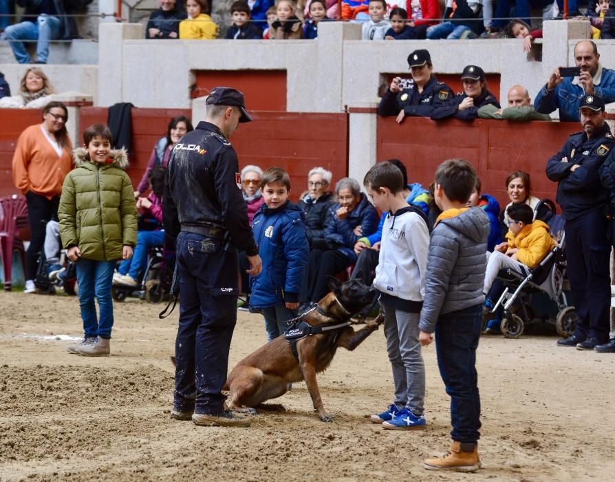 Los niños de Pontevedra descubren cómo es ser un policía nacional