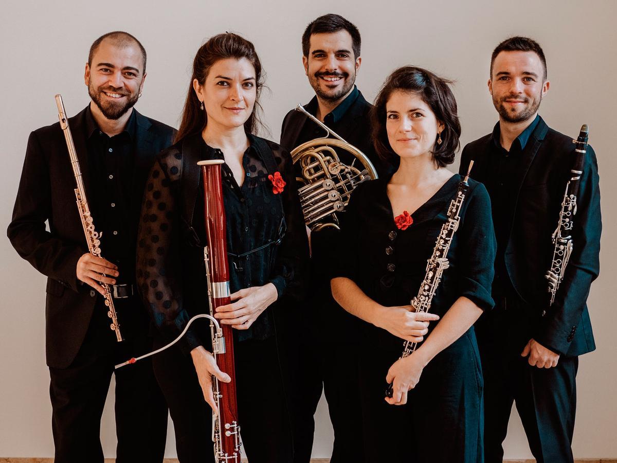 El grupo Azahar Ensemble actúa en Potries