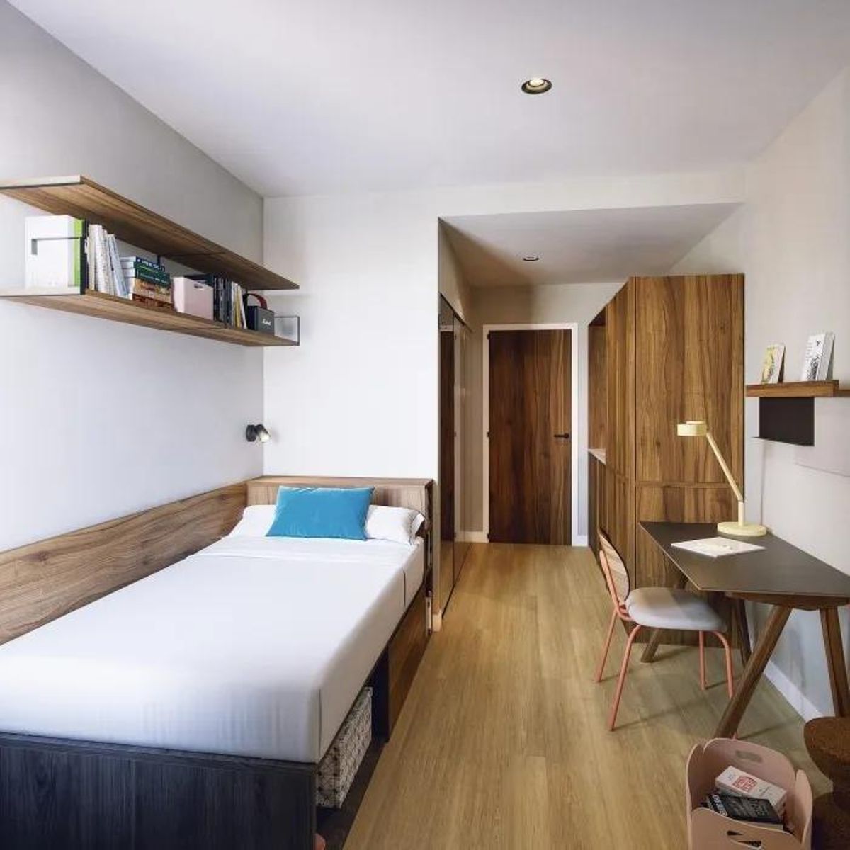 Habitación estándar de la residencia de estudiantes de Galeras