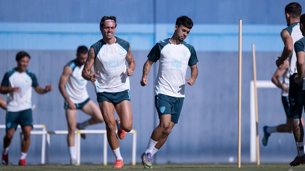 Este miércoles, Rafita junto a Recio en el regreso a los entrenamientos.