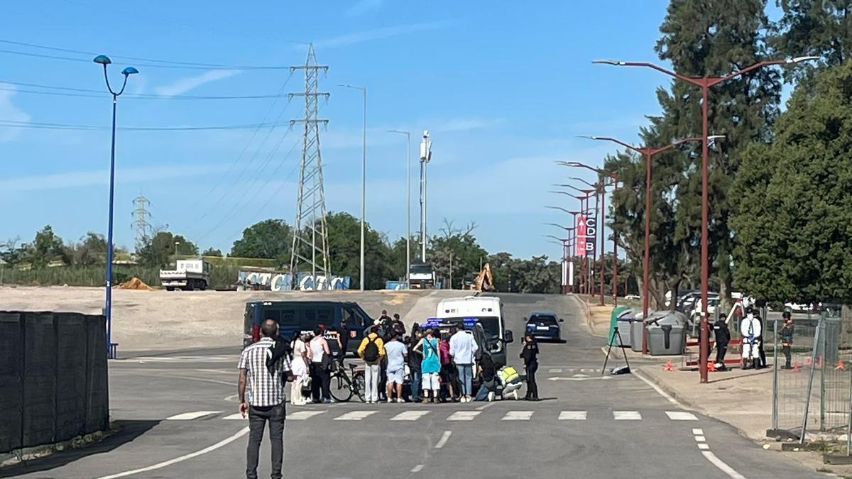 Imagen general de uno de los accesos a La Cartuja
