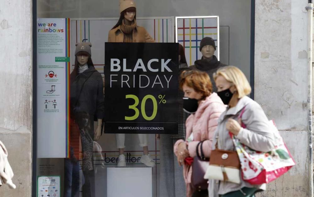 Compras por el Black Friday en Málaga