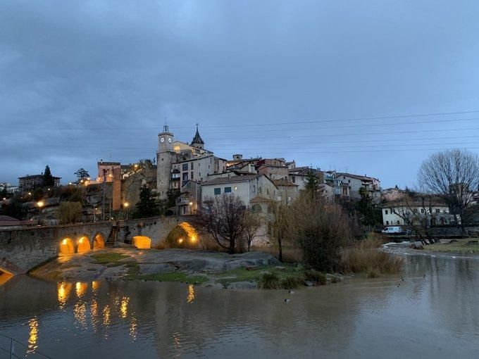 La pluja fa créixer el cabal dels rius a la Catalu