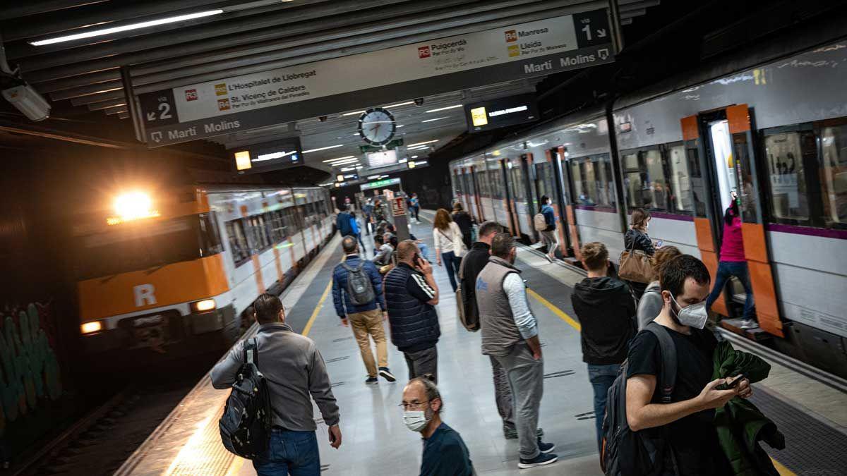 Una estació de Rodalies