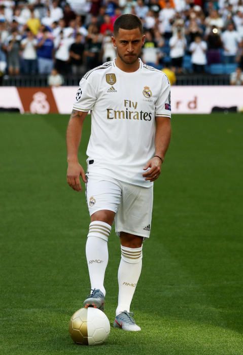 Presentación de Eden Hazard en el Bernabéu