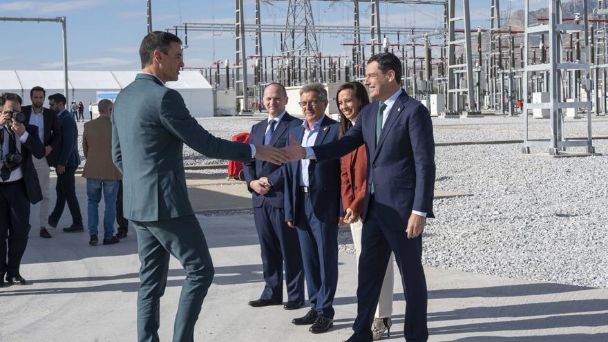 Pedro Sánchez inaugura la «autopista» energética de Andalucía oriental