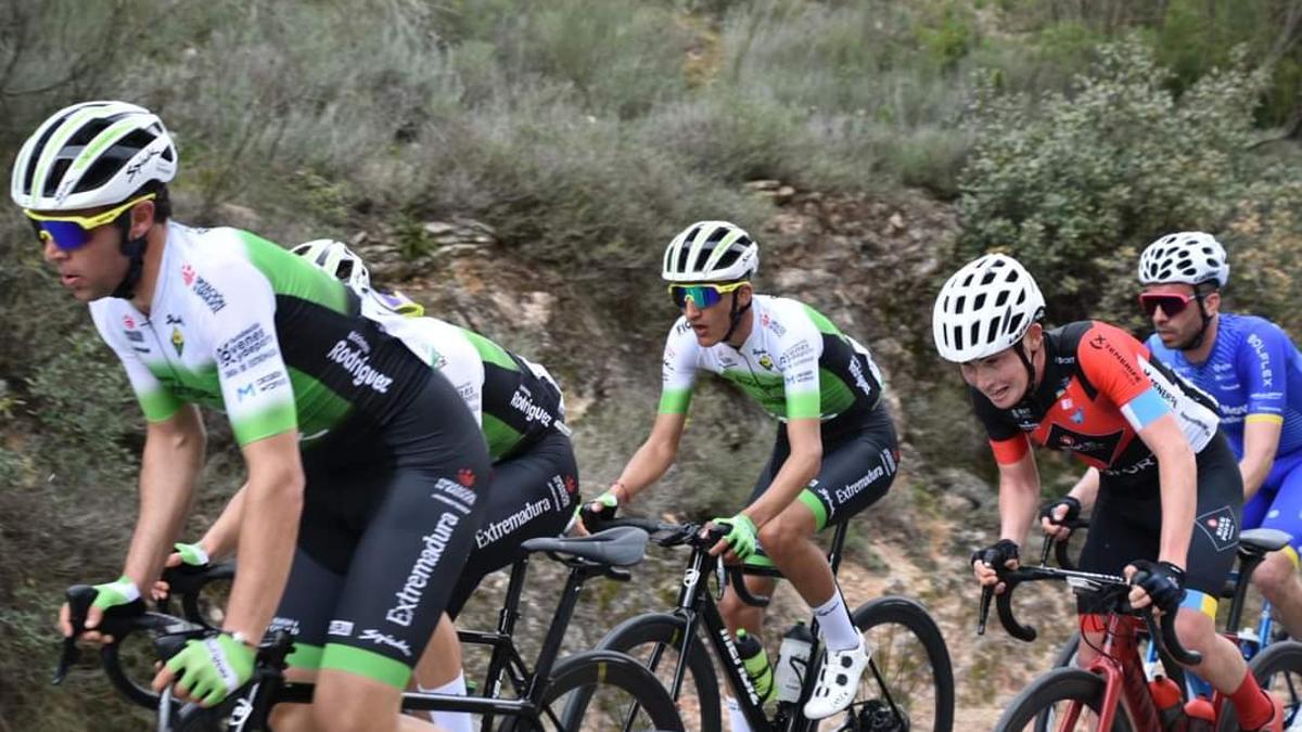 Corredores del Bicicletas Rodríguez durante una prueba.