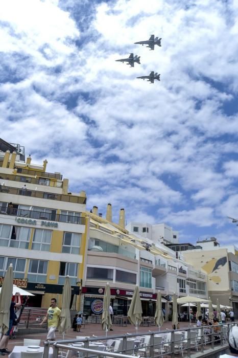 AVIONES MILITARES POR LAS CANTERAS