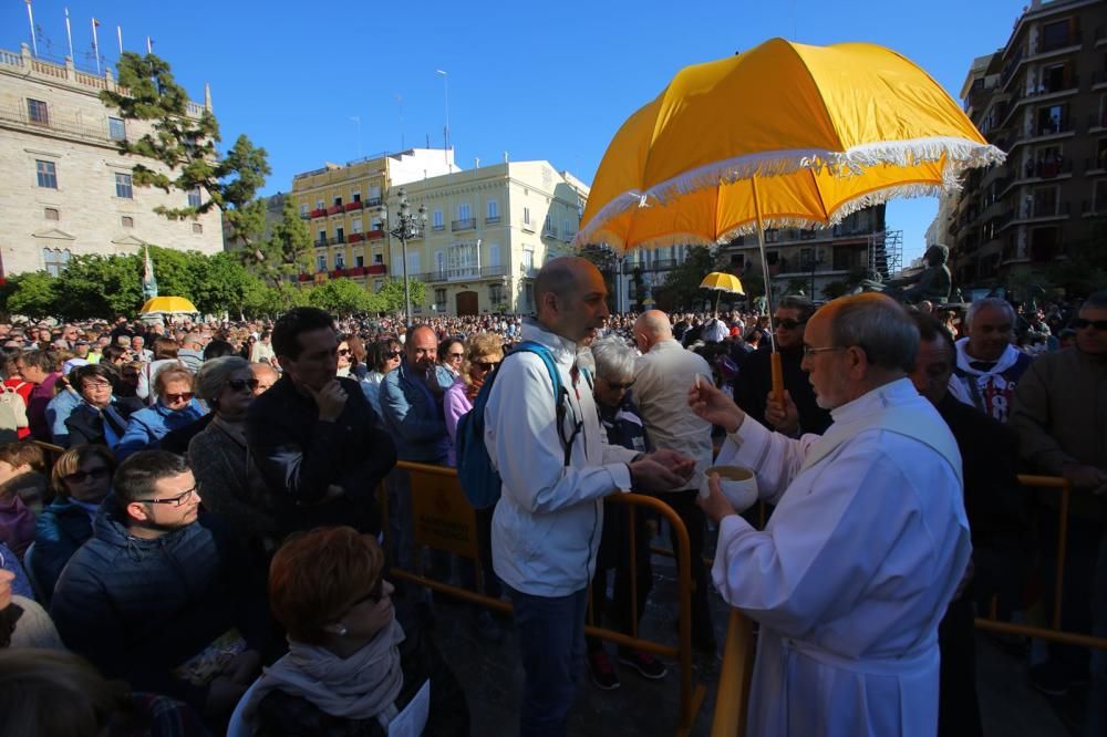 Misa d'Infants en la plaza d la Virgen de València 2018