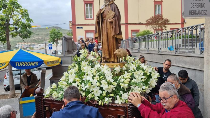 Función Religiosa en honor a San Antonio Abad en Tamaraceite