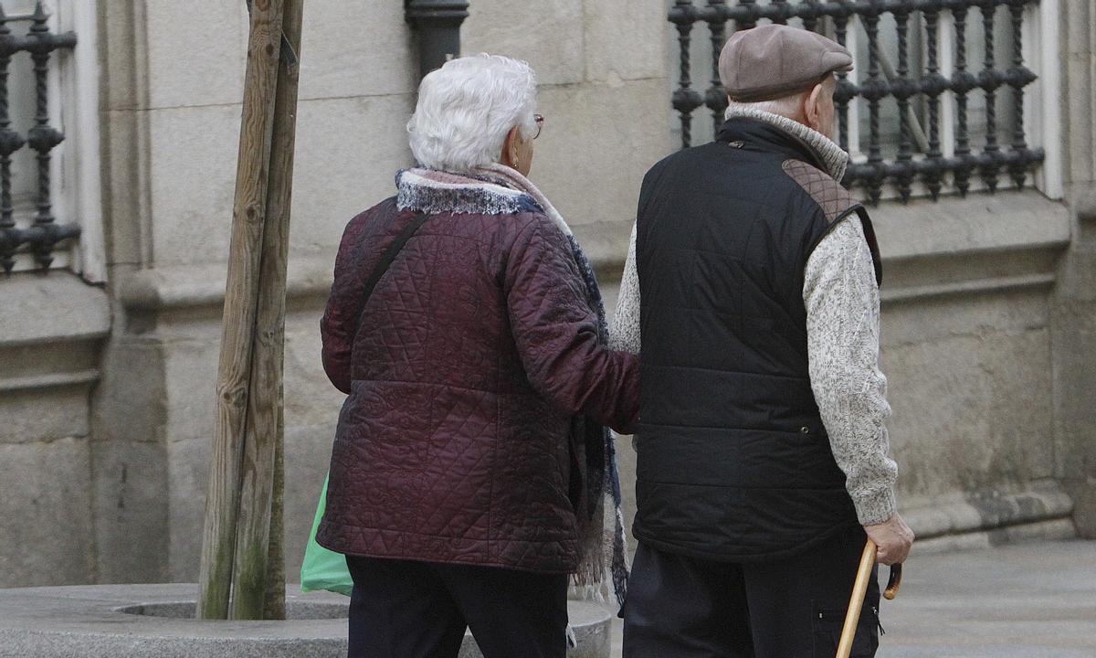 Una pareja de jubilados