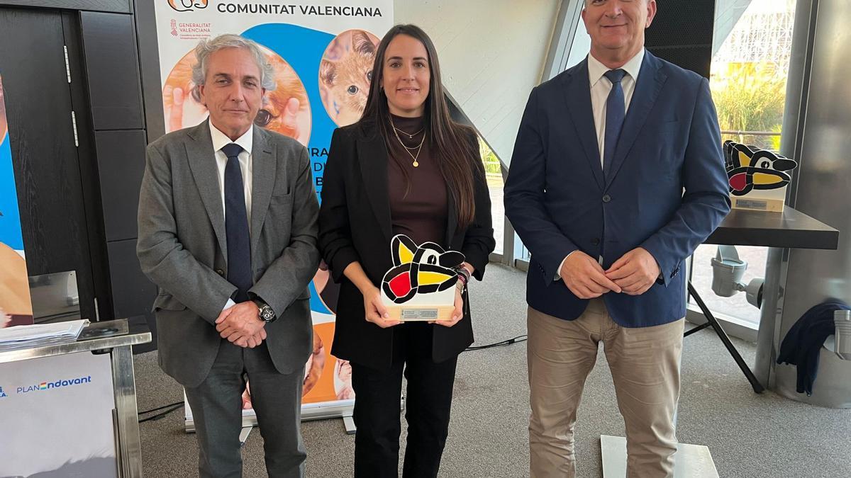 Raúl Mérida, Lorena Martínez y Vicente Martínez Mus