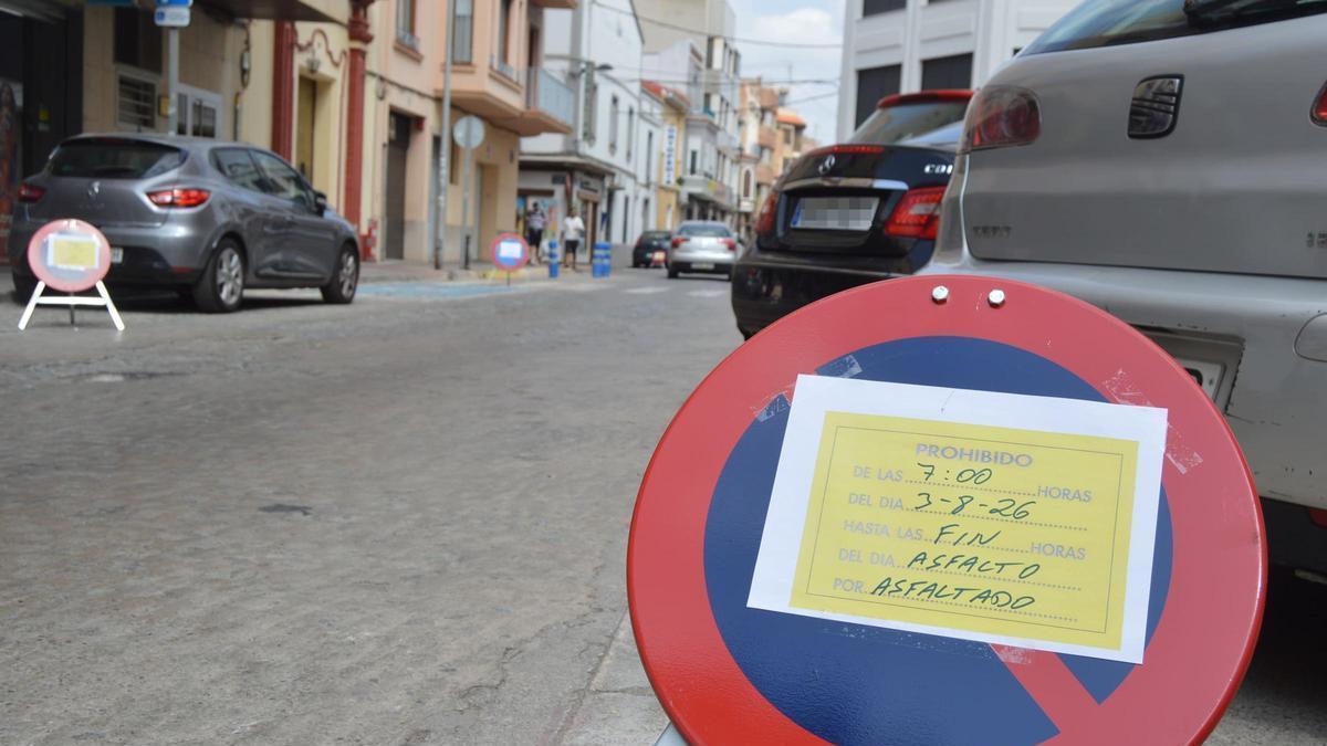 Els treballs d'asfaltatge està previst que comencen aquest dilluns al carrer Bayarri.
