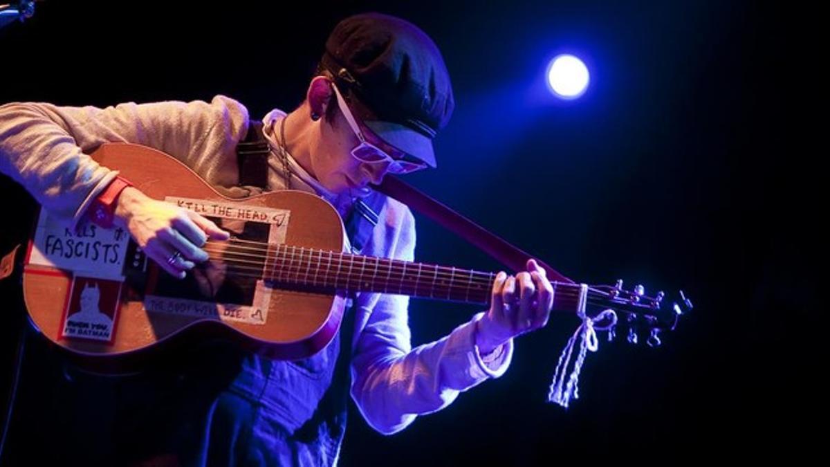 Micah P. Hinson, durante el concierto del jueves en Apolo.